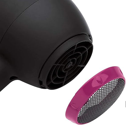 Powerful Ionity Hair Dryer with 11mm concentrator nozzle for Fast Drying & Smooth Finish, Black