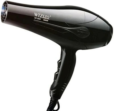 Powerful Ionity Hair Dryer with 11mm concentrator nozzle for Fast Drying & Smooth Finish, Black